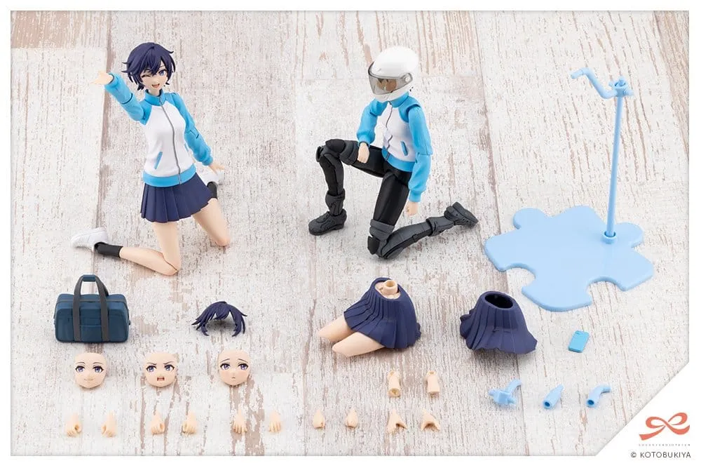 Sousai Shojo Teien Plastic Model Kit 1/10 Rui Saotome Touhou High School Tracksuit 16 cm